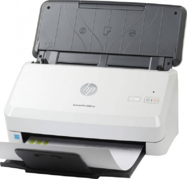 HP ScanJet Pro 3000 S4 Sheet Feed Scanner, 600x600 Dpi Resolution, Up To 40ppm/80 ipm Scan Speed, 50 Sheets Document Feeder, LED Light Source, Single Pass Duplex | 6FW07A
